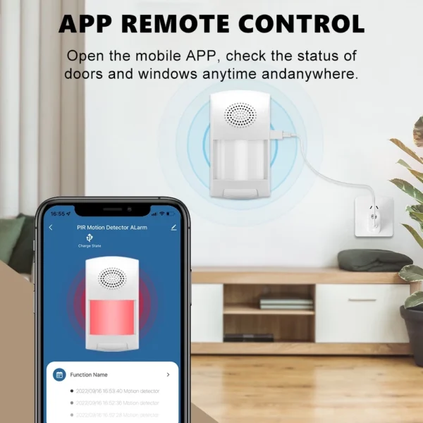 WiFi PIR Motion Sensor Alarm