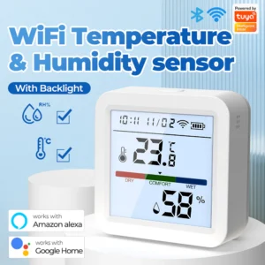 WiFi Temperature Humidity Sensor Backlight