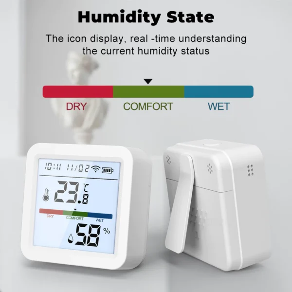 WiFi Temperature Humidity Sensor Backlight