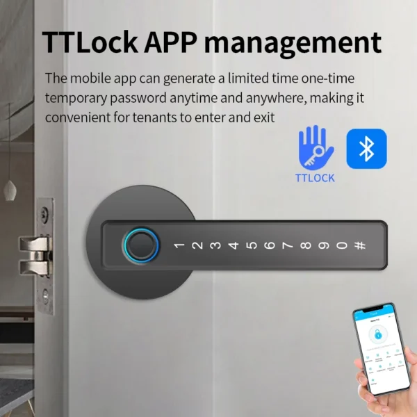 TTLock Bluetooth Fingerprint Door Lock
