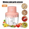 250ML Wireless Electric Garlic Chopper