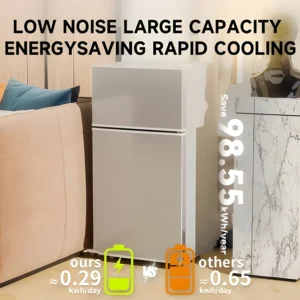 145L Two Door Refrigerator Freezer