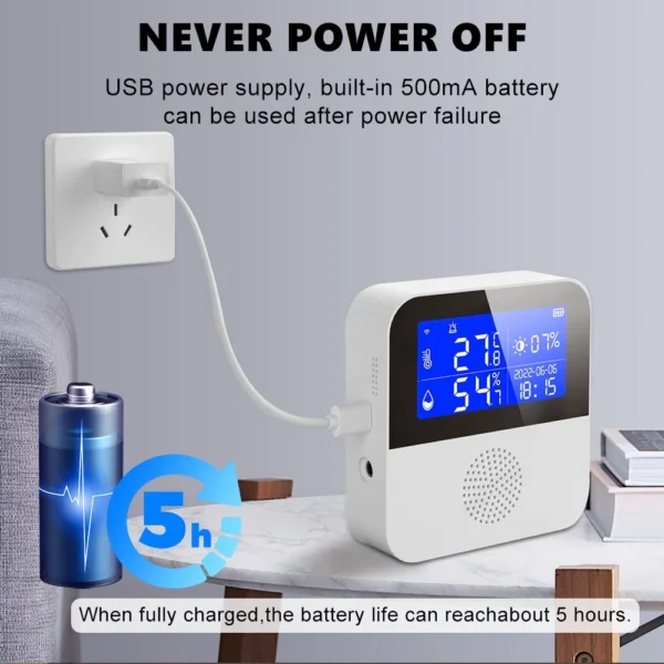 WiFi Temperature Humidity Sensor Alarm