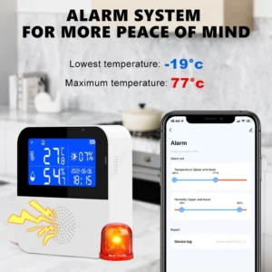 WiFi Temperature Humidity Sensor Alarm